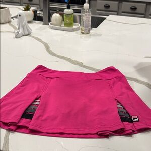 Pink Athletic Skort with Logo